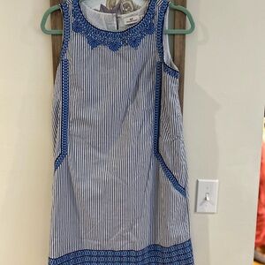 Blue and White Striped Vineyard Vines Dress